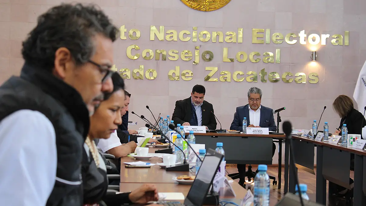 Sesión de Consejo General del INE Zacatecas